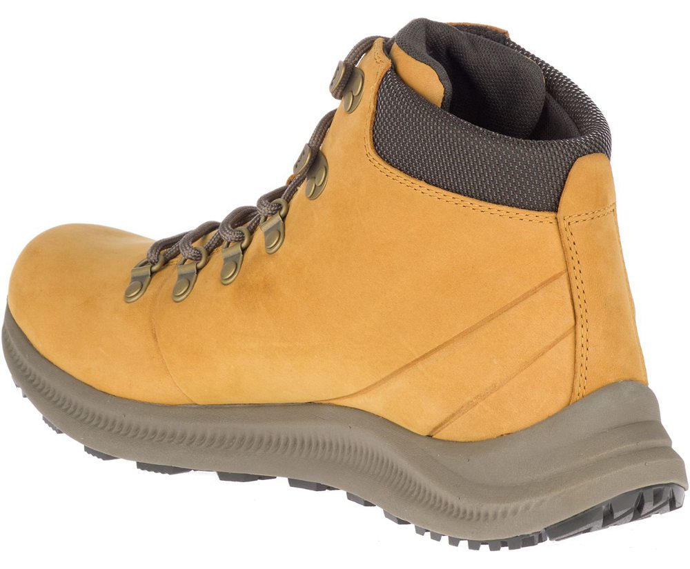 Merrell Hiking Boots Brown - Ontario Mid Waterproof - Mens 63ISFQYUP